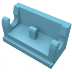 Hinge Brick 1 x 2 Base