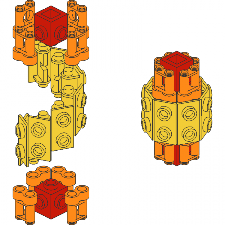 Hinge Tops on Binoculars Octagon