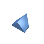 Slope 45° 2 x 1 Double / Inverted with Bottom Stud Holder