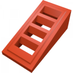 Slope 18° 2 x 1 x 2/3 with 4 Slots