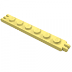 Hinge Plate 1 x 6 with 2 and 3 Fingers On Ends