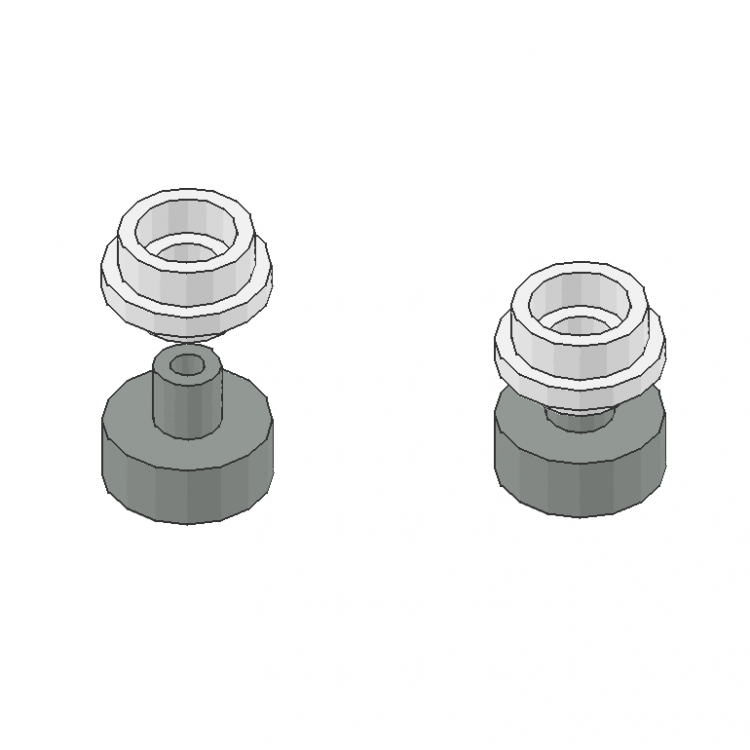 Tile 1 x 1 with Pin in Hollow Stud Tile 1 x 1 with Pin in Hollow Stud