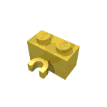 Brick Special 1 x 2 with Vertical Clip [Thick U Clip]