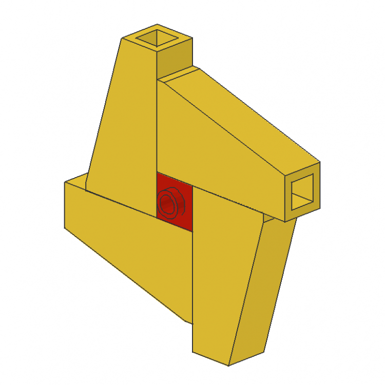 Slope Brick 75° 2 x 1 x 3 Square