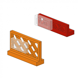 Fence 1 x 4