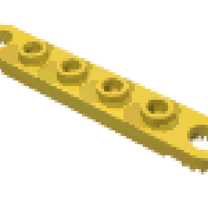 Technic Plate 1 x 6 with Toothed Ends