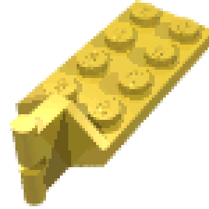 Hinge Plate 2 x 4 with Articulated Joint - Male