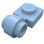 Plate Special 1 x 1 with Clip Light [Thick Ring]