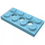 Technic Plate 2 x 4 [3 Holes]