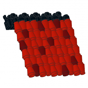 Cone 1 x 1 Roof