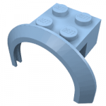 Mudguard 4 x 2 1/2 x 2 with Arch Round