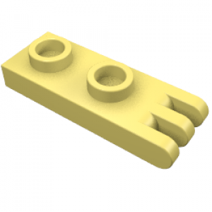 Hinge Plate 1 x 2 with 3 Fingers and Hollow Studs