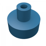 Tile Round 1 x 1 with Pin