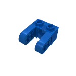 Technic Brick 1 x 2 with Hole and Dual Beam Extensions
