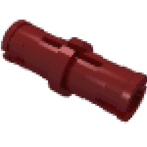 Technic Pin with Friction Ridges Lengthwise and Center Slots