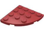 Plate Round Corner 4 x 4