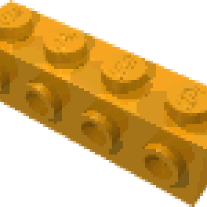 Brick Special 1 x 4 with 4 Studs on One Side