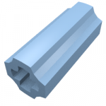 Technic Axle Connector Smooth [with x Hole + Orientation]