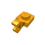 Plate Special 1 x 1 with Clip Horizontal [Thick U Clip]