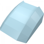 Slope Curved 2 x 2 Lip, No Studs