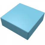 Tile 1 x 1 with Groove