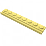 Plate Special 1 x 8 with Door Rail