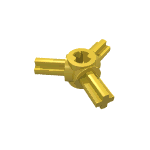 Technic Axle Connector Hub with 3 Axles at 120°