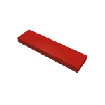 Tile 1 x 4 with Groove