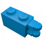Hinge Brick 1 x 2 Locking with 2 Fingers Horizontal End