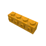 Brick Special 1 x 4 with 4 Studs on One Side