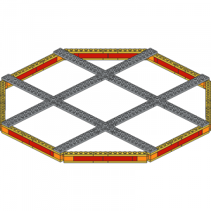 Hinged Octagon 43 x 43